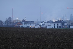 Gunvor-Raffinerie von Oberhaunstadt aus gesehen