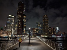 Rijnhavenbrug bei Nacht